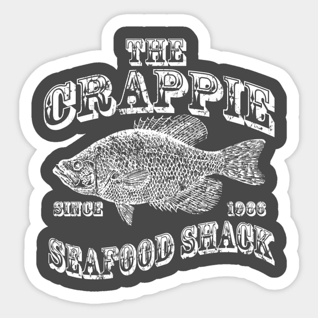 Crappie Seafood Shack Sticker by Digitanim8tor
